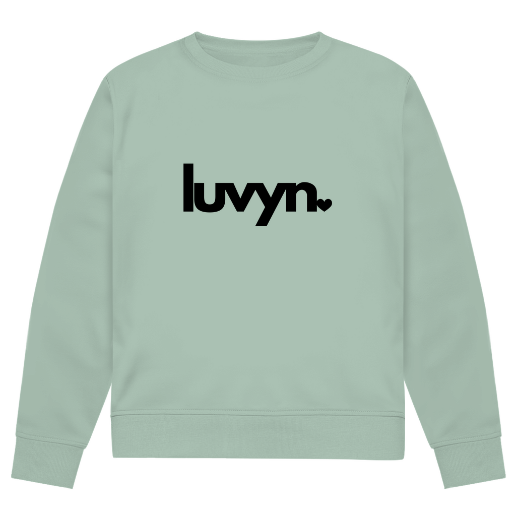 Herren Premium Bio Sweatshirt LUVYN BLACK