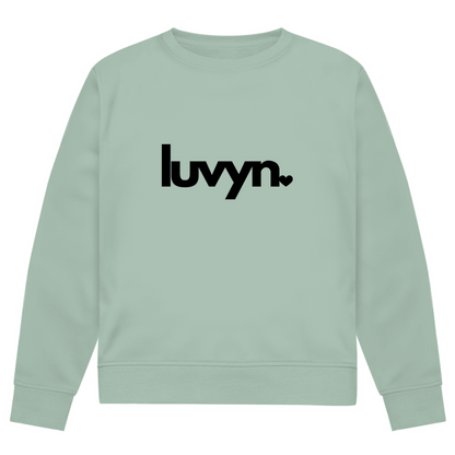 Herren Premium Bio Sweatshirt LUVYN BLACK