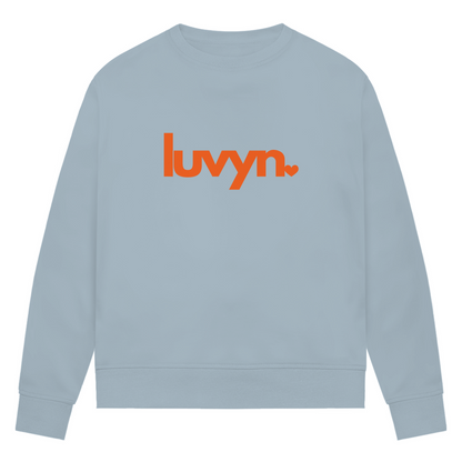 Damen Premium Bio Sweatshirt LUVYN ORANGE