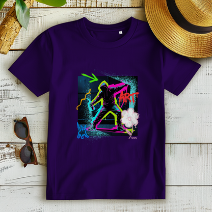 Damen Premium Bio T-Shirt Graffiti Guy