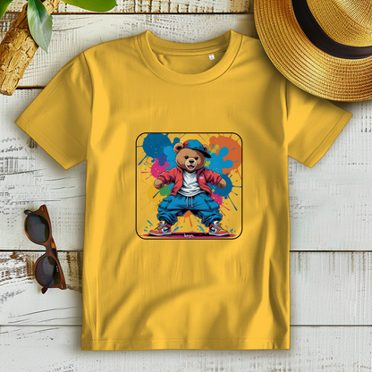 Damen Premium Bio T-Shirt Baggybear