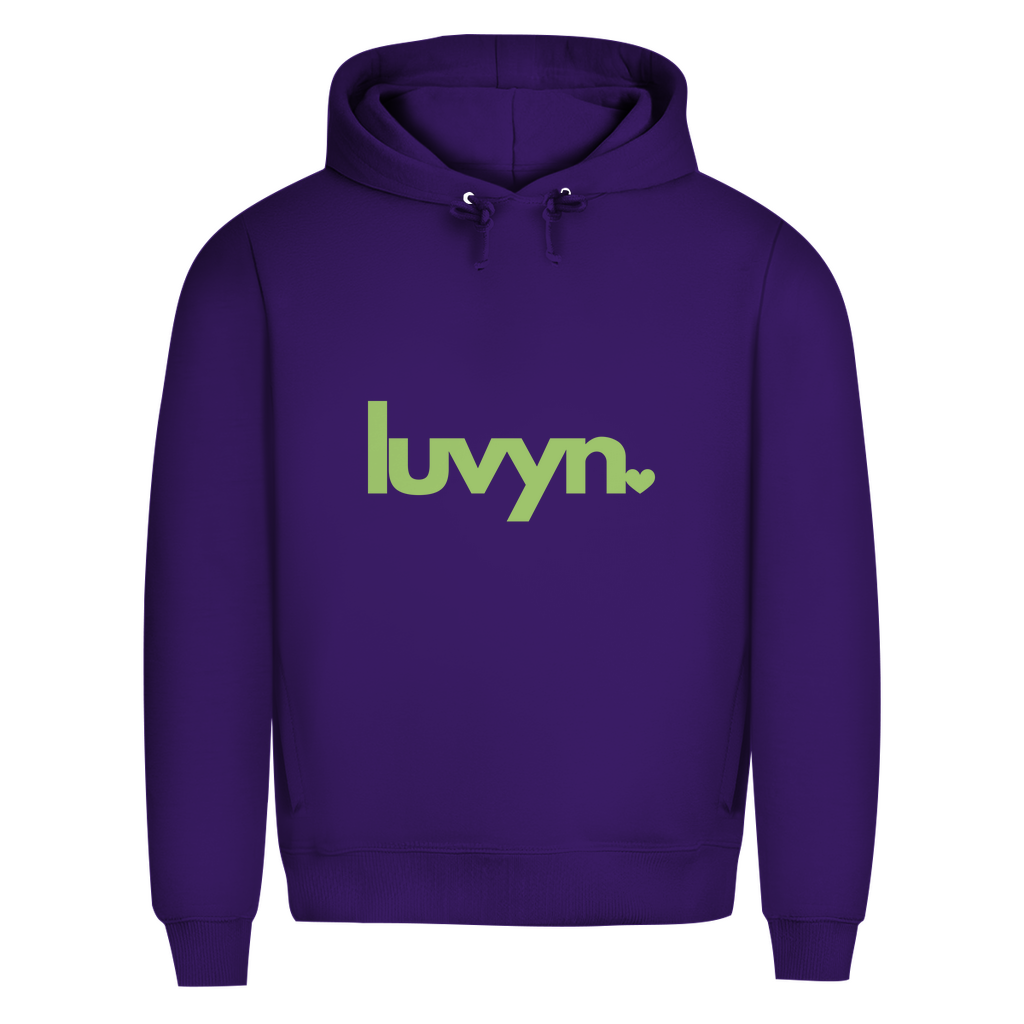 Herren Premium Bio Hoodie LUVYN LIME