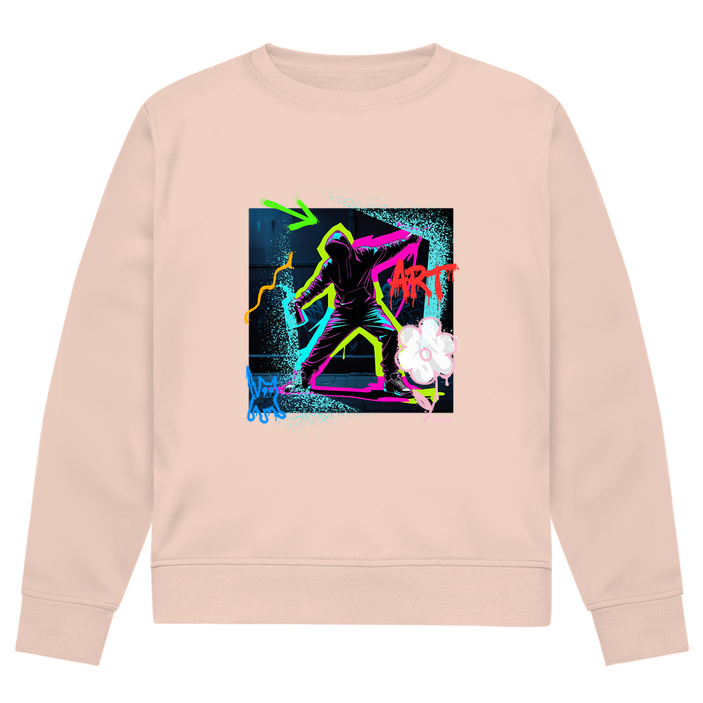 Herren Premium Bio Sweatshirt Graffiti Guy