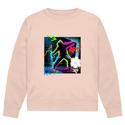 Herren Premium Bio Sweatshirt Graffiti Guy