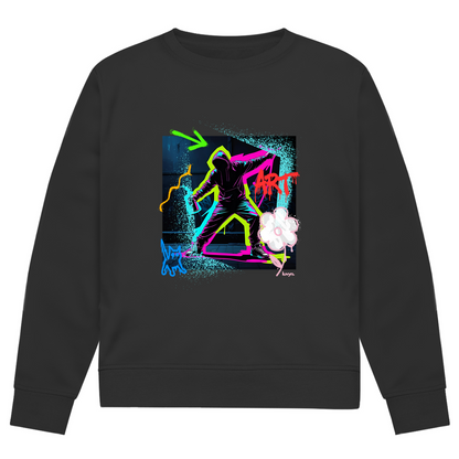Herren Premium Bio Sweatshirt Graffiti Guy