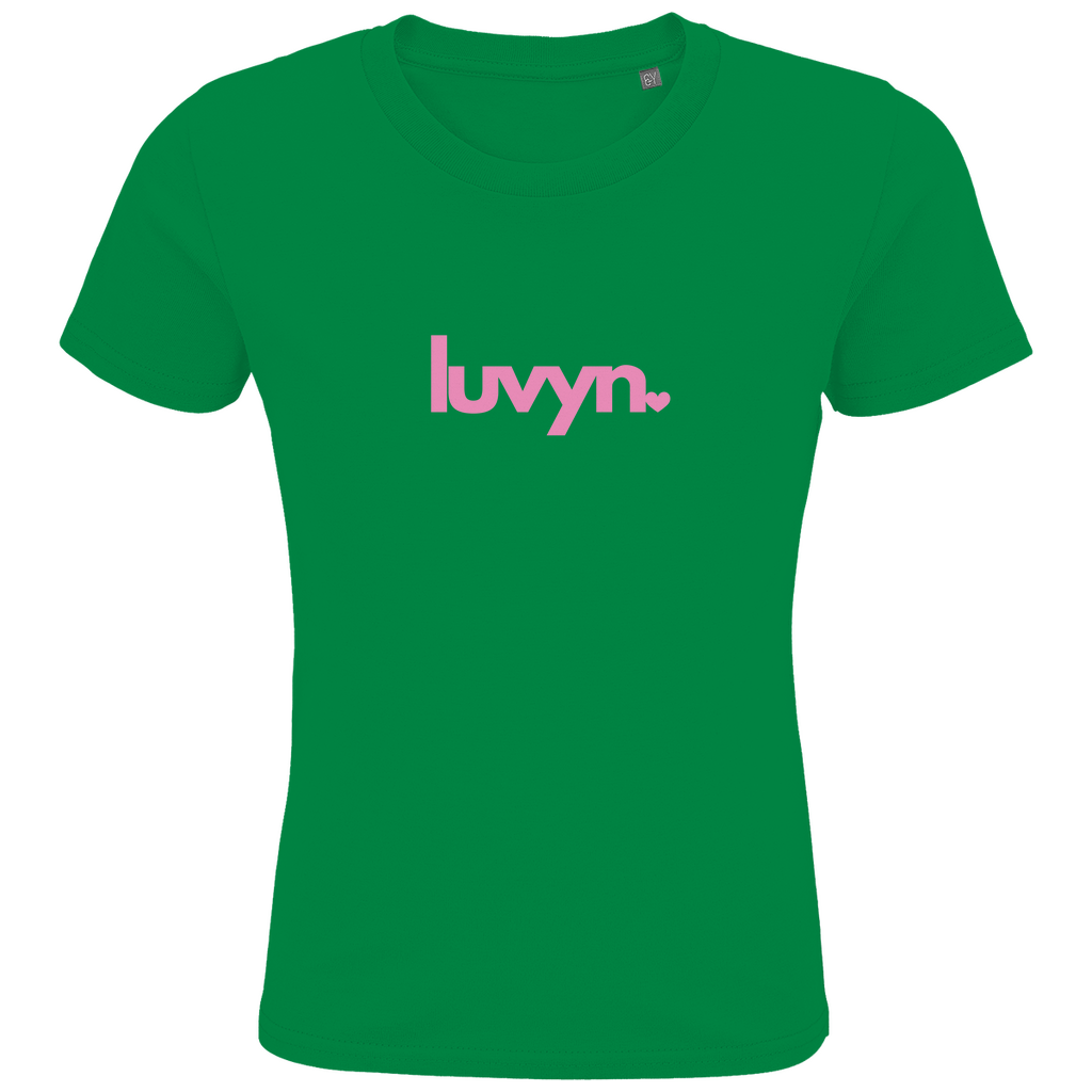 Kids Premium Bio T-Shirt LUVYN PINK