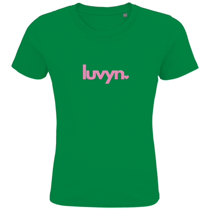 Kids Premium Bio T-Shirt LUVYN PINK