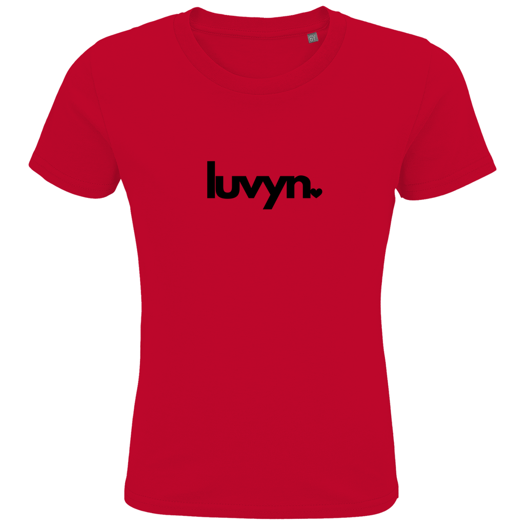 Kids Premium Bio T-Shirt LUVYN BLACK