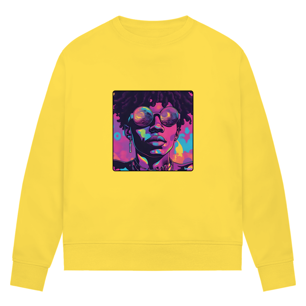 Damen Premium Bio Sweatshirt Vibevision