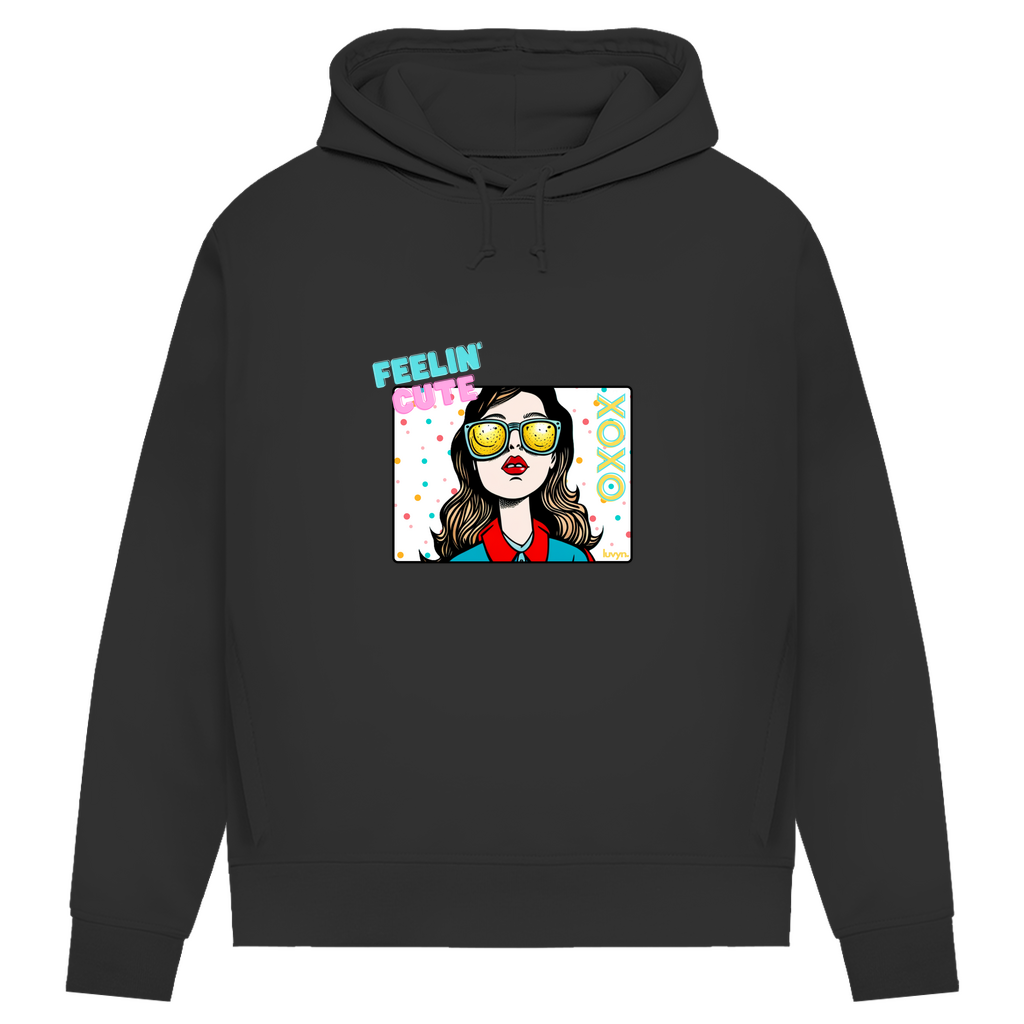 Damen Premium Bio Hoodie Feelin´Cute