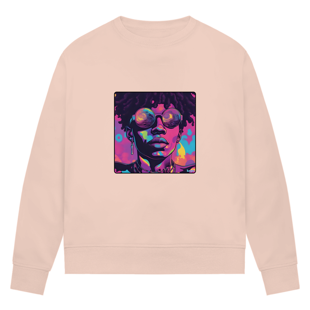 Damen Premium Bio Sweatshirt Vibevision