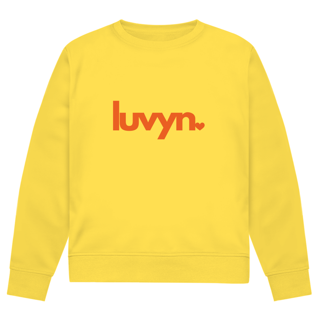 Herren Premium Bio Sweatshirt LUVYN ORANGE