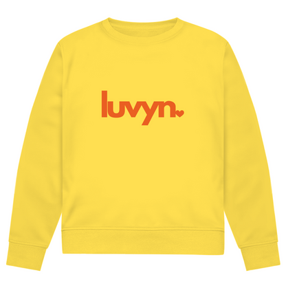 Herren Premium Bio Sweatshirt LUVYN ORANGE