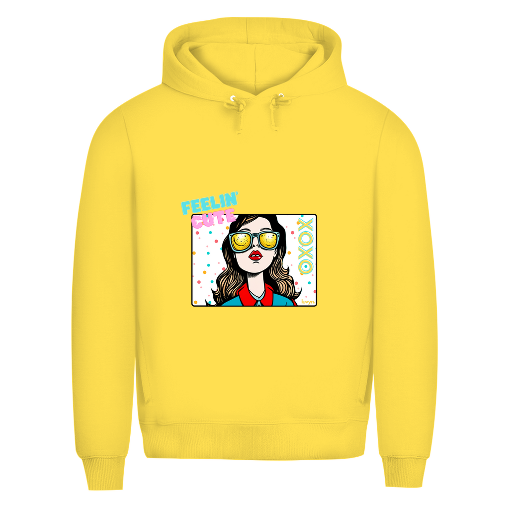 Herren Premium Bio Hoodie Feelin´Cute