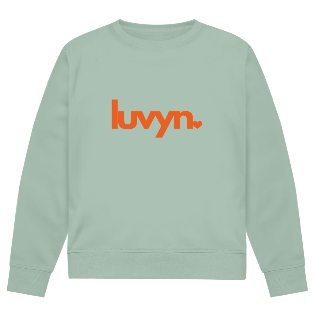 Herren Premium Bio Sweatshirt LUVYN ORANGE