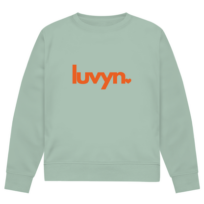 Herren Premium Bio Sweatshirt LUVYN ORANGE