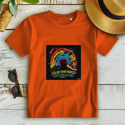 Damen Premium Bio T-Shirt Color Your World