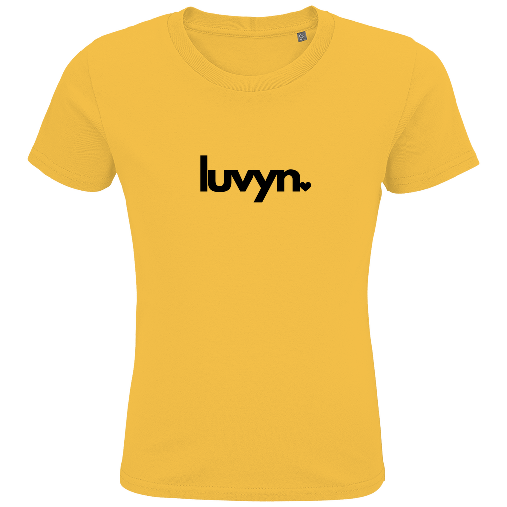 Kids Premium Bio T-Shirt LUVYN BLACK