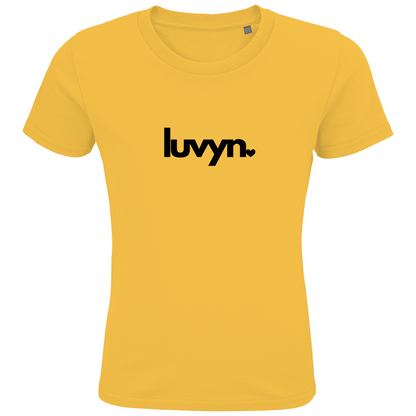 Kids Premium Bio T-Shirt LUVYN BLACK