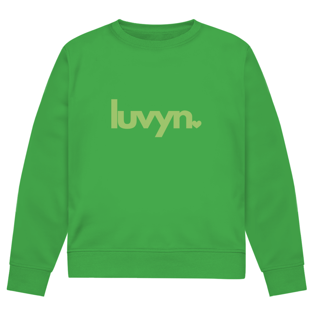 Herren Premium Bio Sweatshirt LUVYN LIME