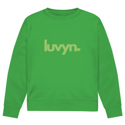 Herren Premium Bio Sweatshirt LUVYN LIME