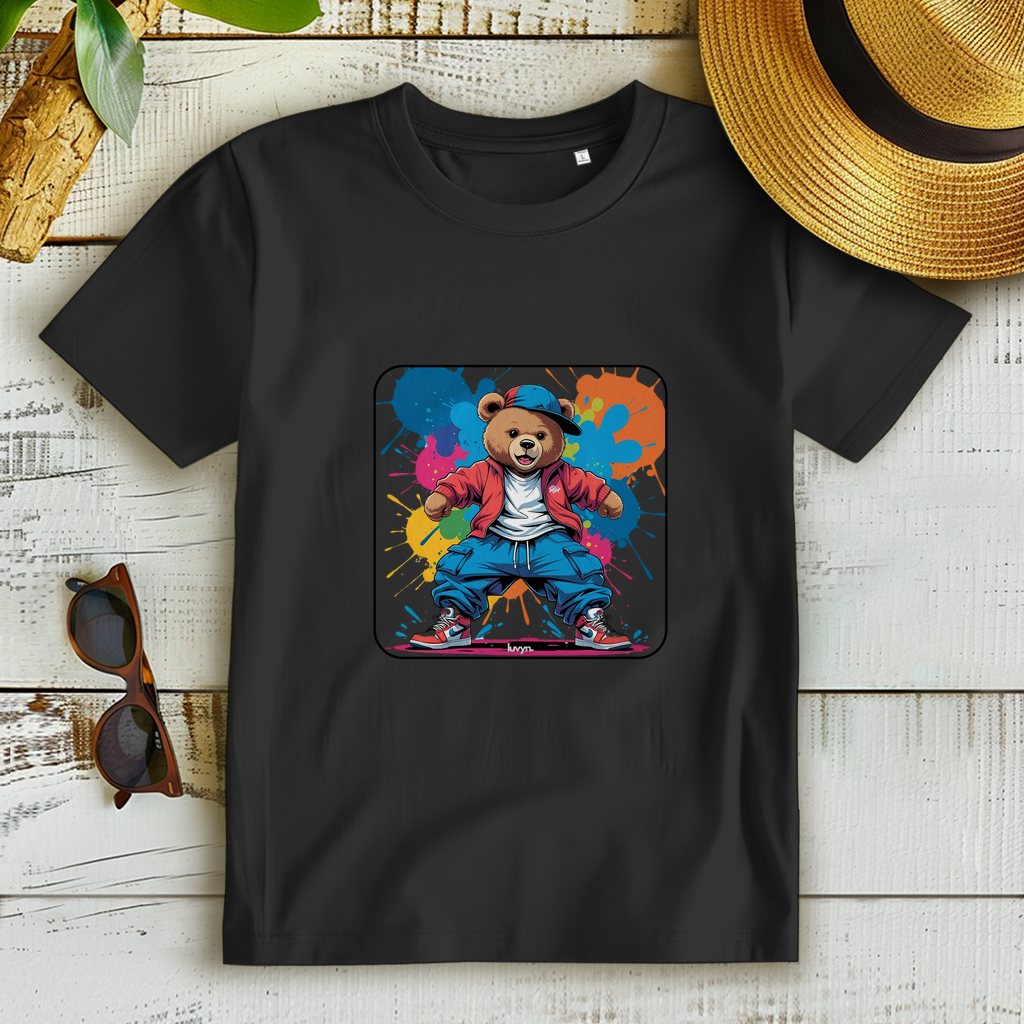 Damen Premium Bio T-Shirt Baggybear