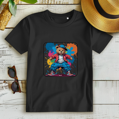 Damen Premium Bio T-Shirt Baggybear