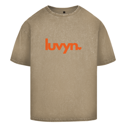 Oversize Washed T-Shirt LUVYN ORANGE