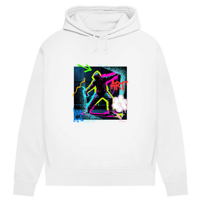 Damen Premium Bio Hoodie Graffiti Guy