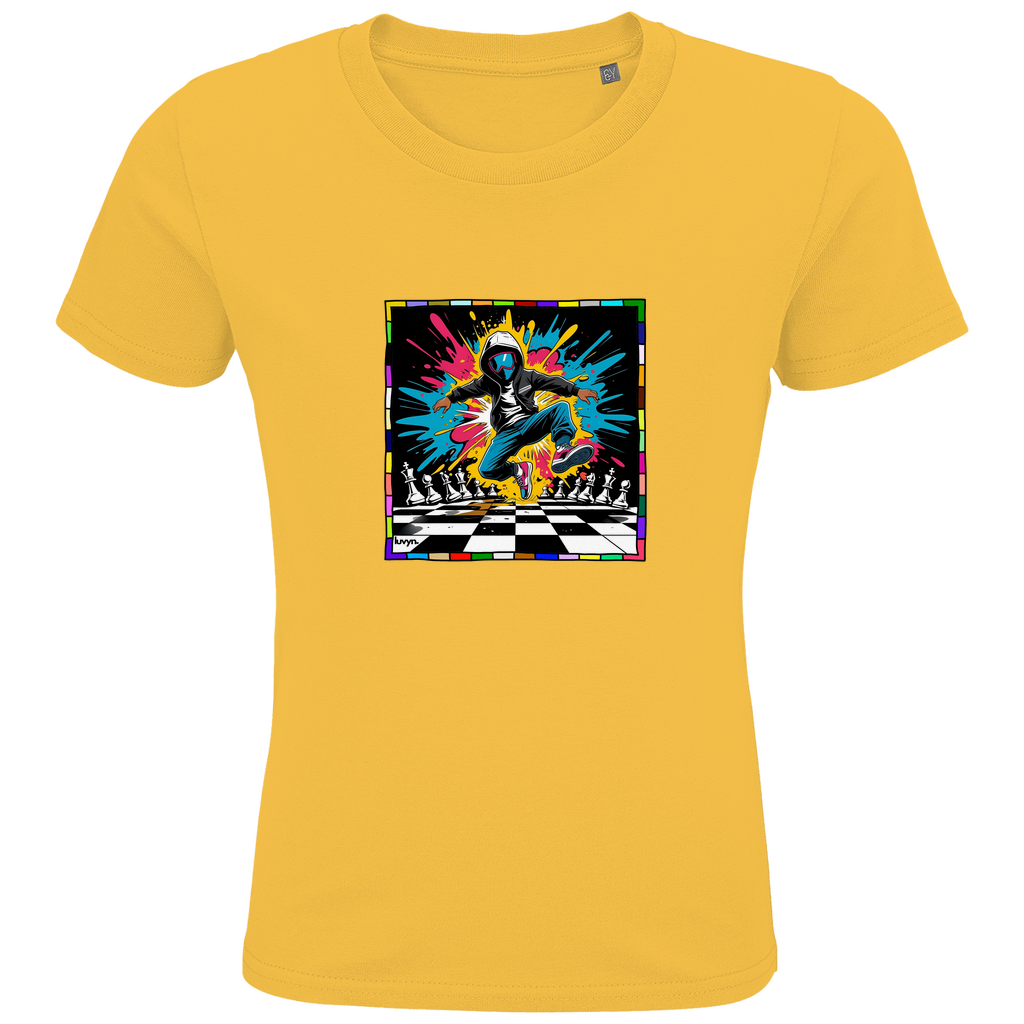 Kids Premium Bio T-Shirt Chess Splash