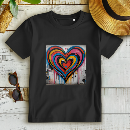 Damen Premium Bio T-Shirt Heartcore