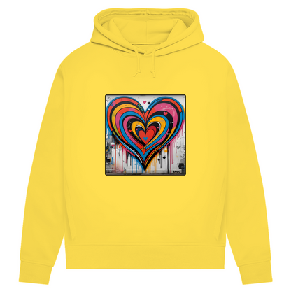 Damen Premium Bio Hoodie Heartcore