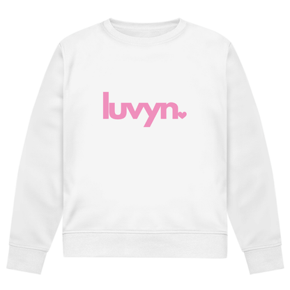 Herren Premium Bio Sweatshirt LUVYN PINK