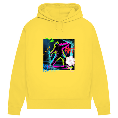 Damen Premium Bio Hoodie Graffiti Guy