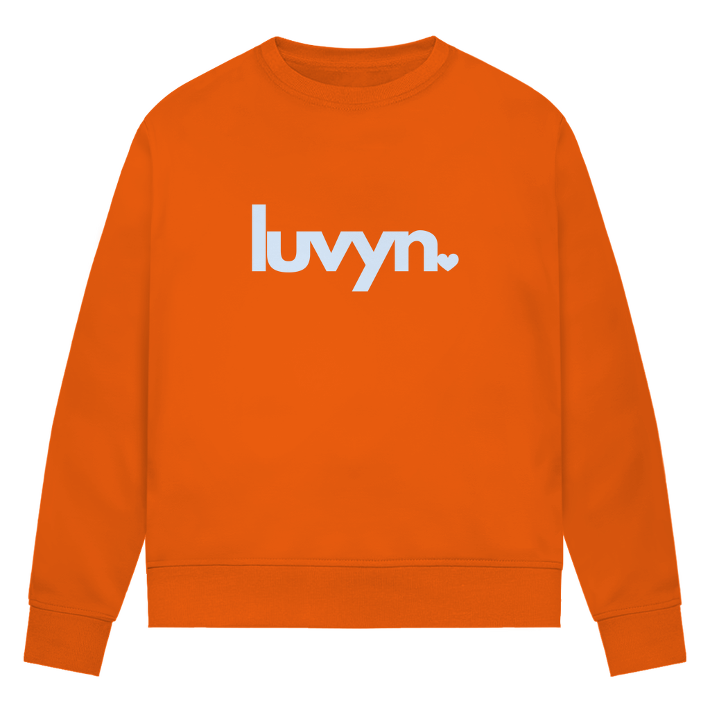 Damen Premium Bio Sweatshirt LUVYN BLUE