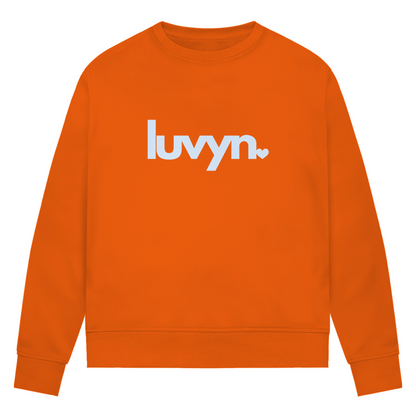 Damen Premium Bio Sweatshirt LUVYN BLUE