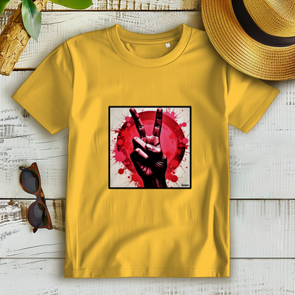 Damen Premium Bio T-Shirt Piece of Peace