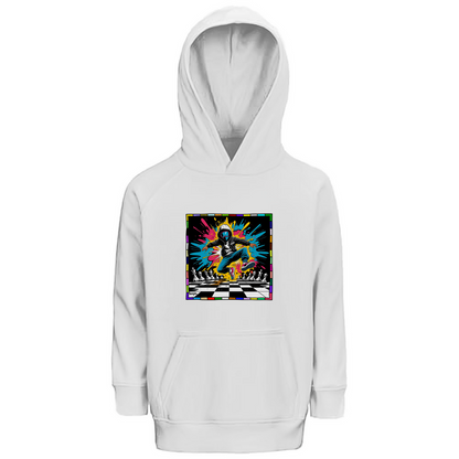 Kinder Premium Bio Hoodie Chess Splash