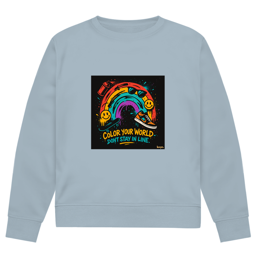 Herren Premium Bio Sweatshirt Color Your World