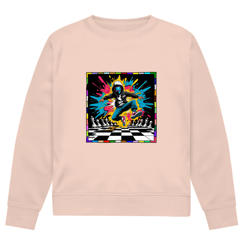 Herren Premium Bio Sweatshirt Chess Splash