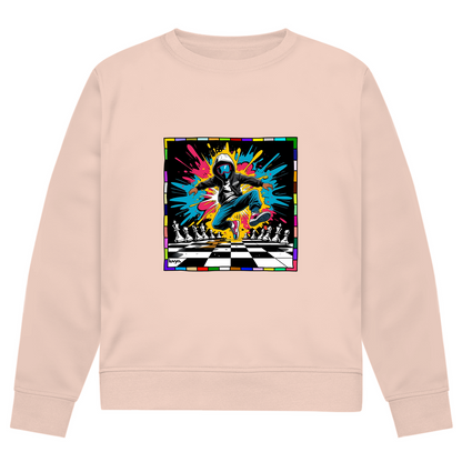 Herren Premium Bio Sweatshirt Chess Splash