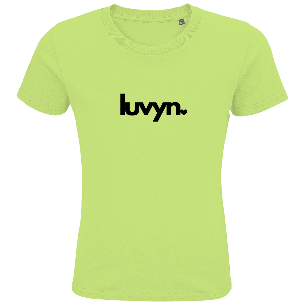 Kids Premium Bio T-Shirt LUVYN BLACK