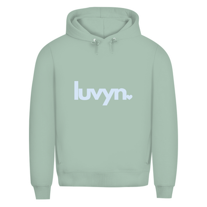 Herren Premium Bio Hoodie LUVYN BLUE