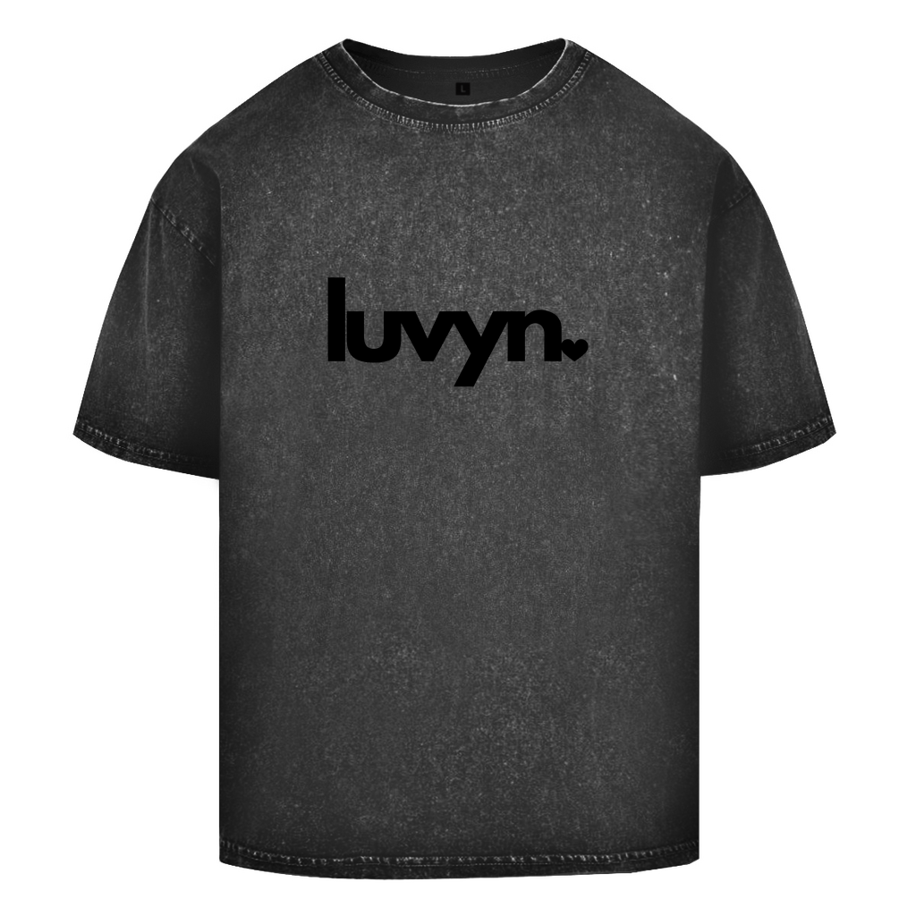 Oversize Washed T-Shirt LUVYN BLACK
