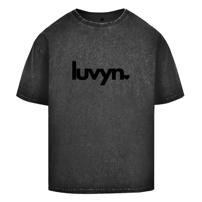 Oversize Washed T-Shirt LUVYN BLACK