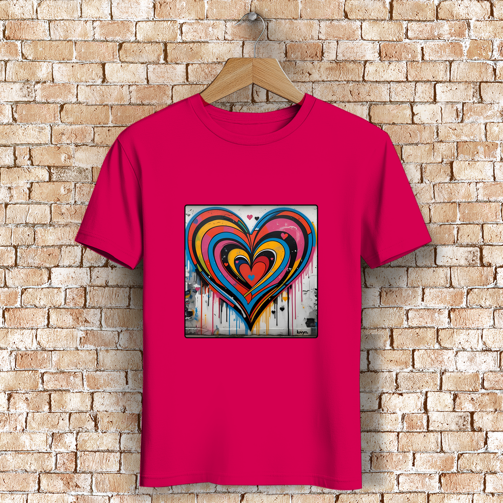 Herren Premium Bio T-Shirt Heartcore