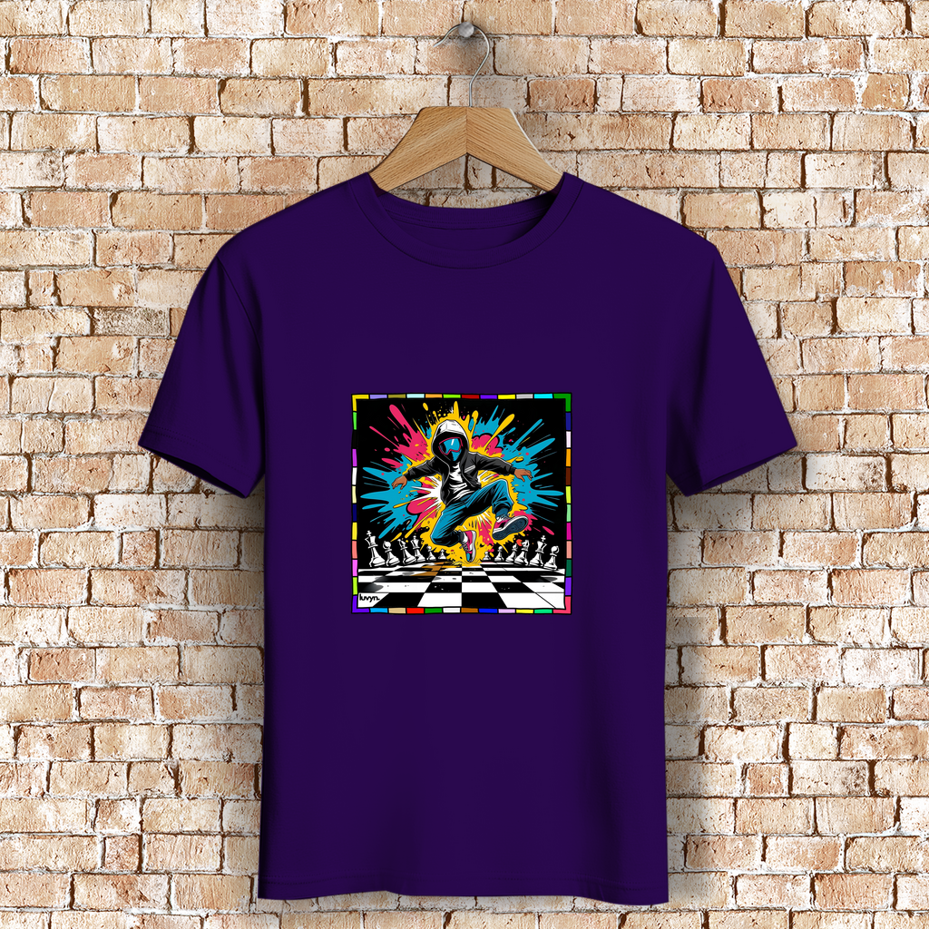 Herren Premium Bio T-Shirt Chess Splash