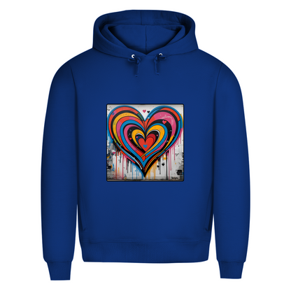 Herren Premium Bio Hoodie Heartcore