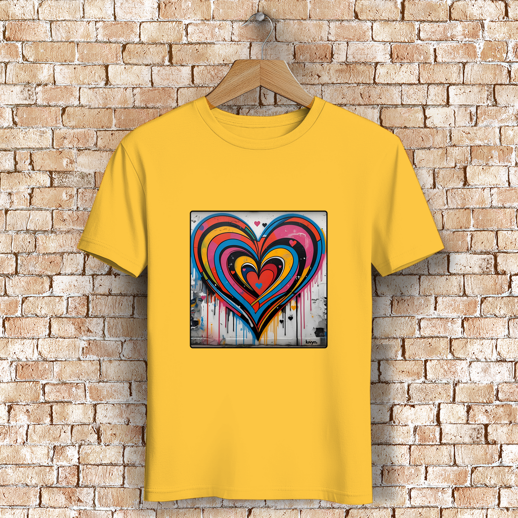 Herren Premium Bio T-Shirt Heartcore