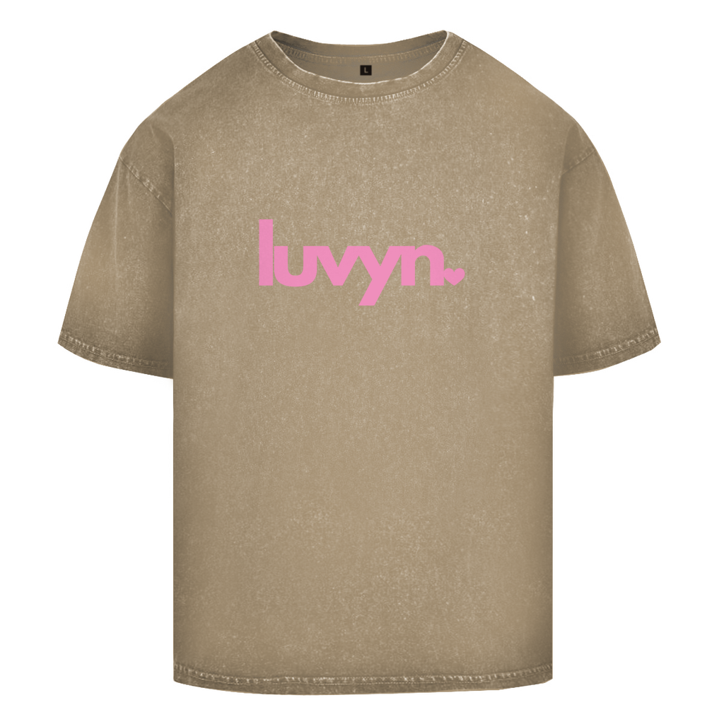 Oversize Washed T-Shirt LUVYN PINK